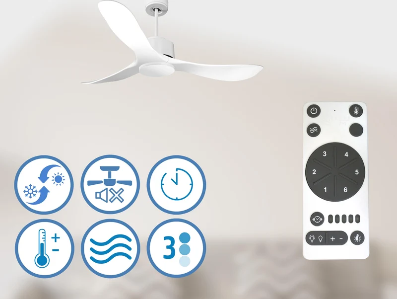 Ventilateur de plafond ultra silencieux et à faible consommation DC TongaD132C0266041