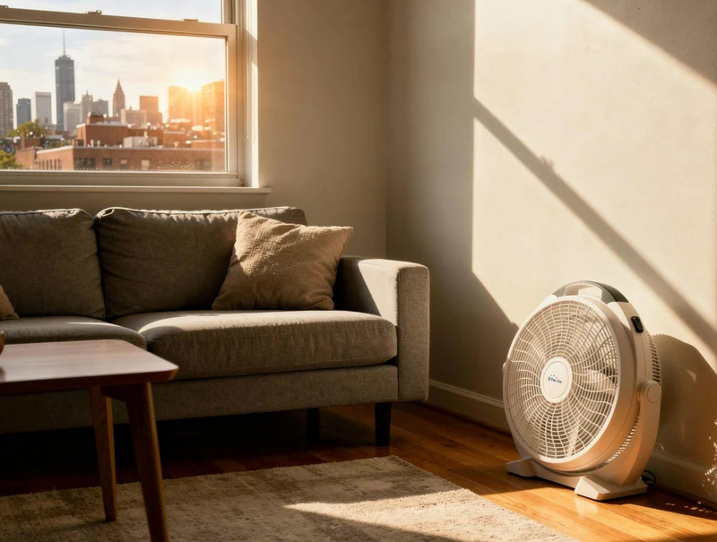 Ventilateur industriel 110W avec 5 pales et 3 vitesses