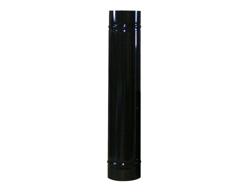 Tube droit d'un diamètre de 13 cm et d'une longueur de 1 mètre pour l'installation des poèles