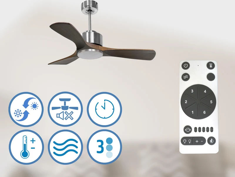 Ventilateur de plafond ultra silencieux et à faible consommation DC PrincipeD106C0266428