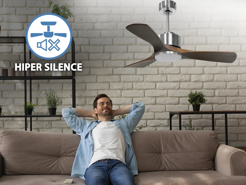Ventilateur de plafond ultra silencieux et à faible consommation DC PrincipeD106C0266428