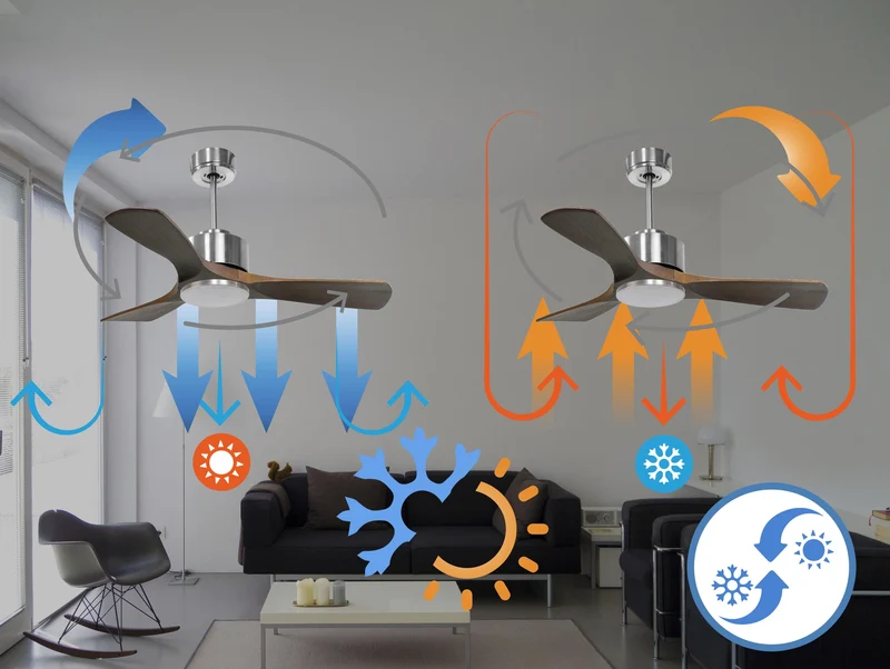 Ventilateur de plafond ultra silencieux et à faible consommation DC PrincipeD106C0266428