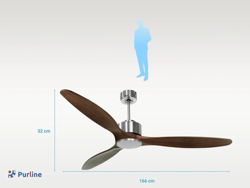 Ventilateur de plafond ultra silencieux et à faible consommation DC SabaD166C0266426