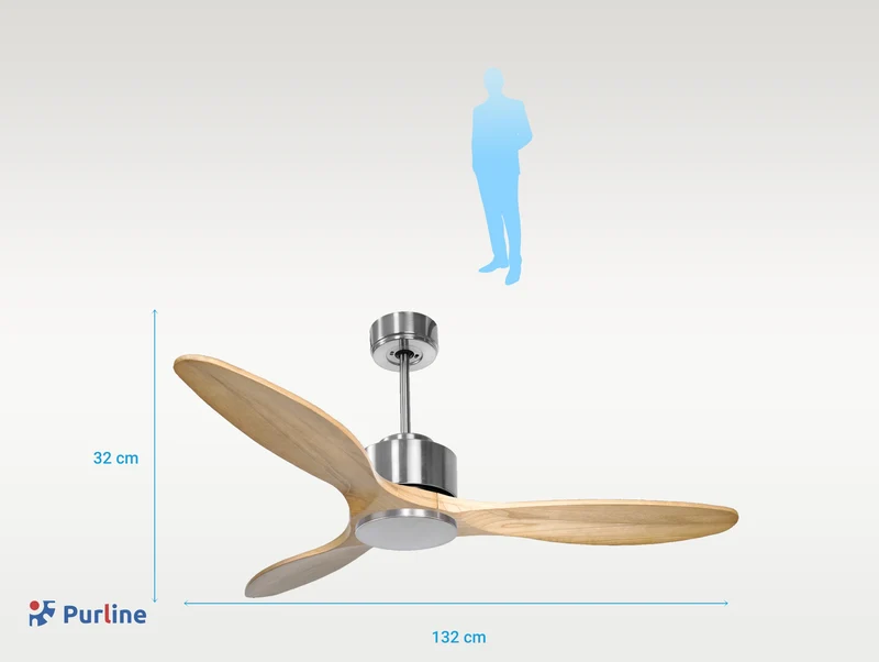Ventilateur de plafond ultra silencieux et à faible consommation DC SalamisD132C0266416