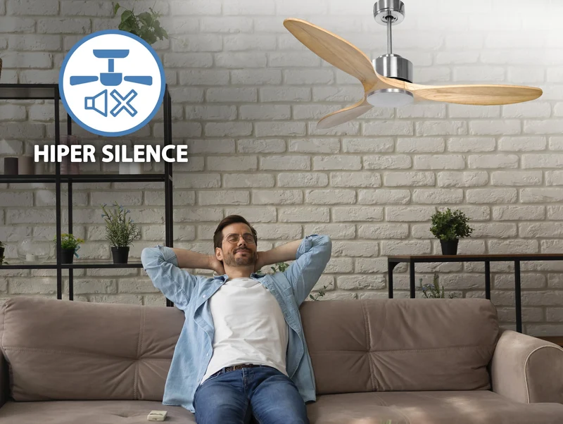Ventilateur de plafond ultra silencieux et à faible consommation DC SalamisD132C0266416