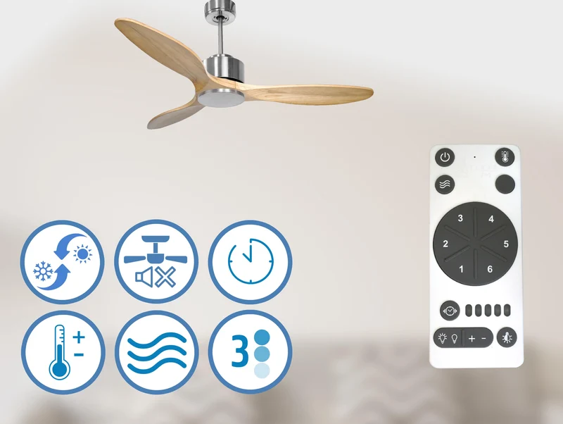 Ventilateur de plafond ultra silencieux et à faible consommation DC SalamisD132C0266416