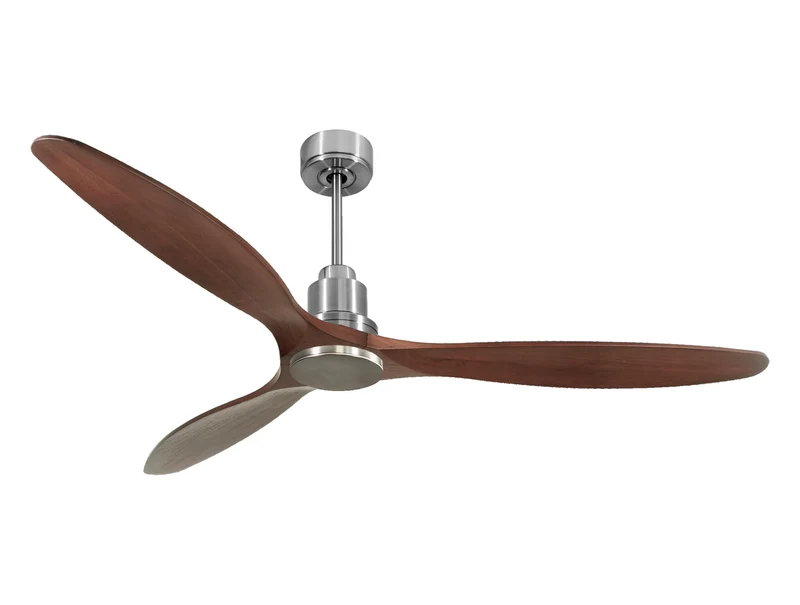 Ventilateur de plafond Réversible Thermostat Wifi Moteur à courant continu Toits en pente Télécommande Hypersilence Mémoire