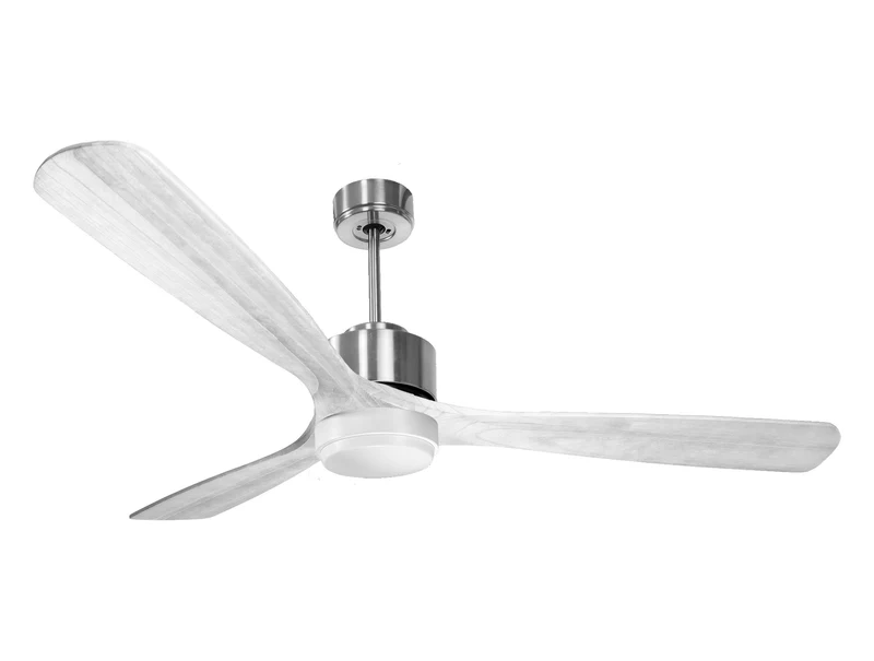 Ventilateur de plafond Réversible Thermostat Dimmable Wifi Moteur à courant continu Toits en pente Télécommande Lumière à trois tons Hypersilence Mémoire
