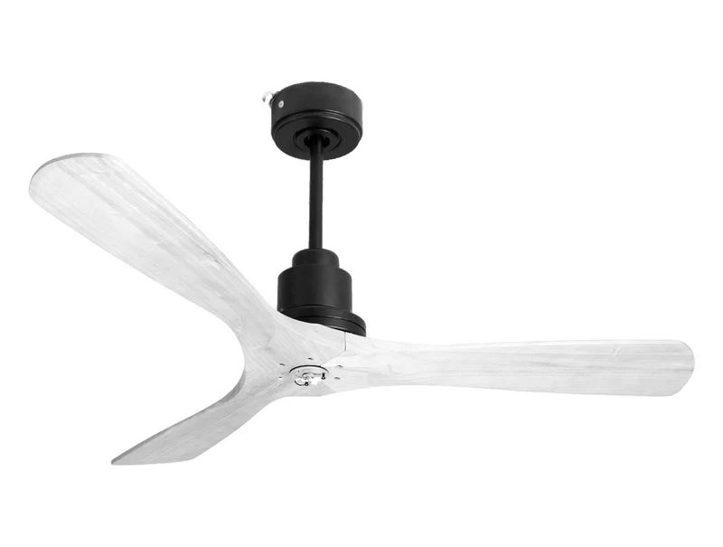Ventilateur de plafond Réversible Thermostat Dimmable Wifi Moteur à courant continu Toits en pente Télécommande Lumière à trois tons Hypersilence Mémoire
