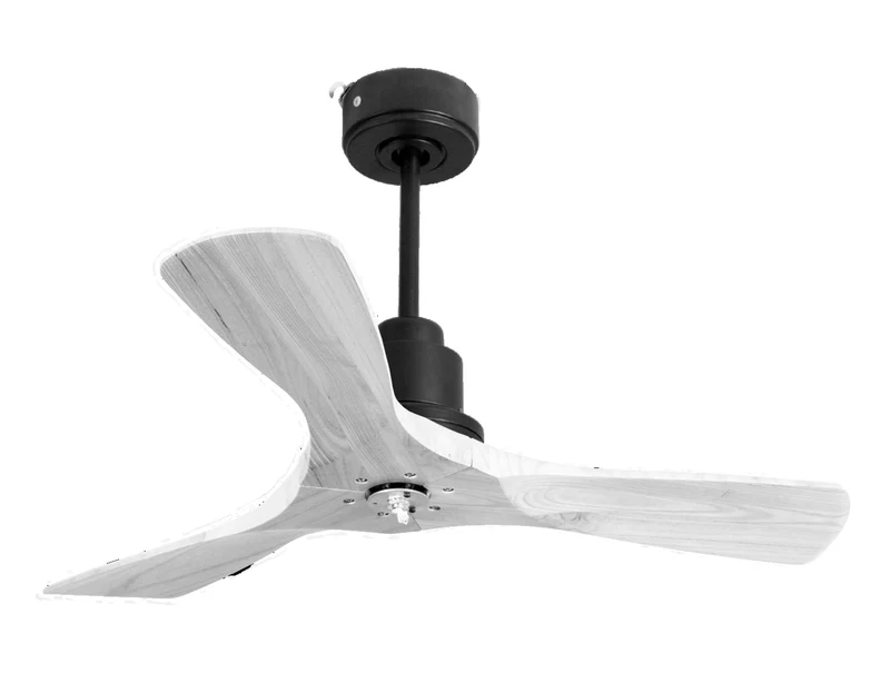 Ventilateur de plafond Réversible Thermostat Dimmable Wifi Moteur à courant continu Toits en pente Télécommande Lumière à trois tons Hypersilence Mémoire