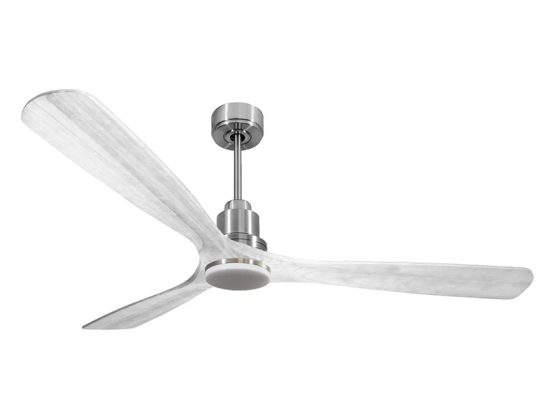 Ventilateur de plafond Réversible Thermostat Dimmable Wifi Moteur à courant continu Toits en pente Télécommande Lumière à trois tons Hypersilence Mémoire